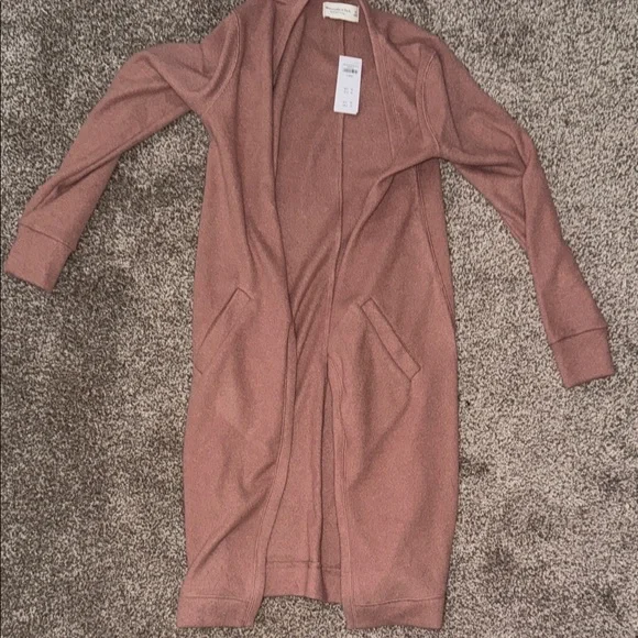 Abercrombie & Fitch Soft Pink Cardigan - Picture 1 of 3